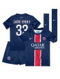 Billige Paris Saint-Germain Warren Zaire-Emery #33 Hjemmedraktsett Barn 2024-25 Kortermet (+ Korte bukser)